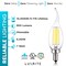 Luxrite CA11 LED Bulbs 7W (100W Equivalent) 800LM 5000K Bright White Dimmable E12 Candelabra Base 24-Pack LR21639-24PK - alternate 5